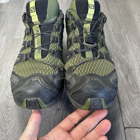 SALOMON XA Pro 3D V8 Green Trail Running Hiking 392519 Men’s Size 11.5 main image 10